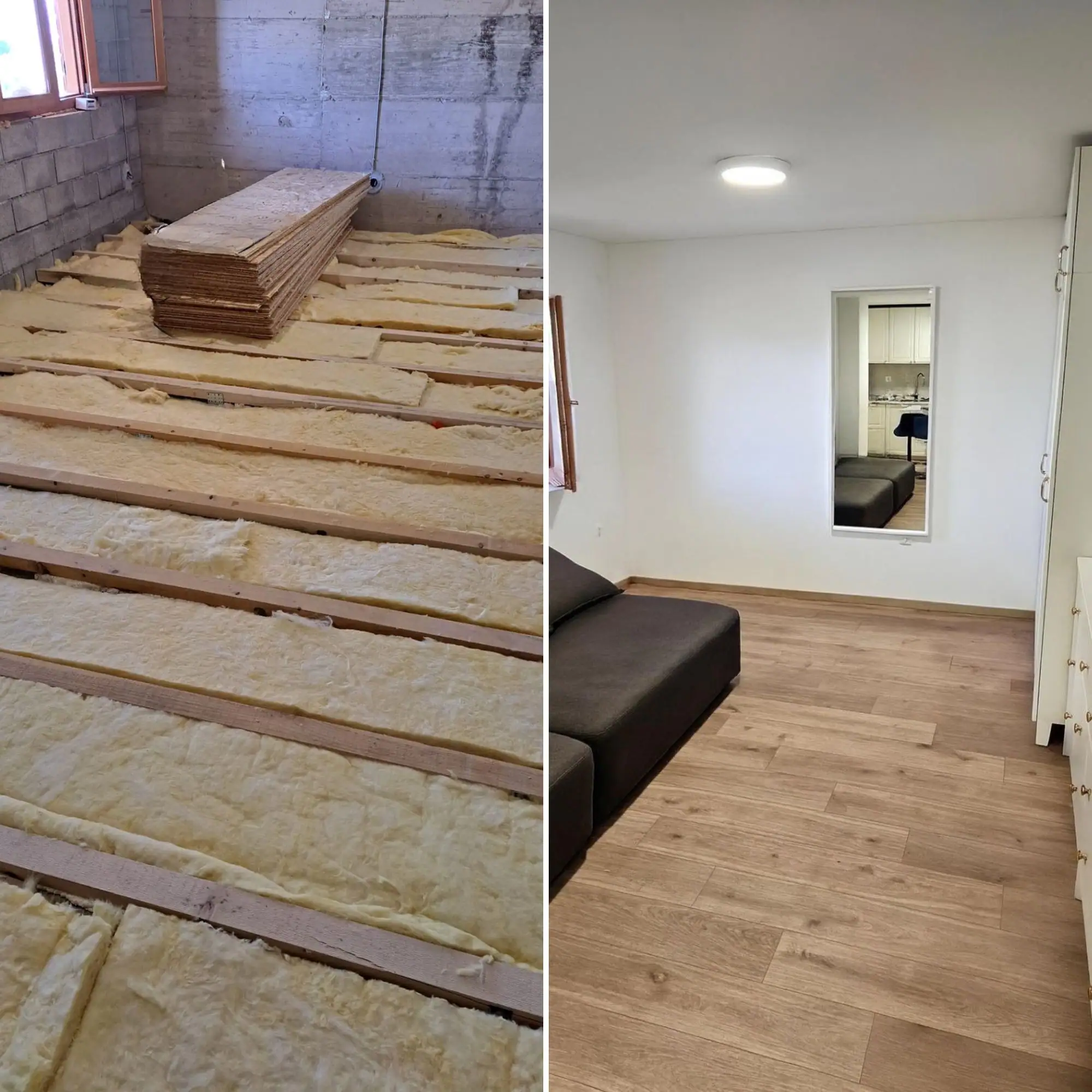 Adaptacija kuće osb pod