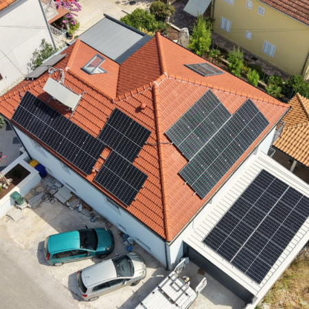 solarna elektrana 14 kWp, huawei inverter, solarni paneli trina vertex s+