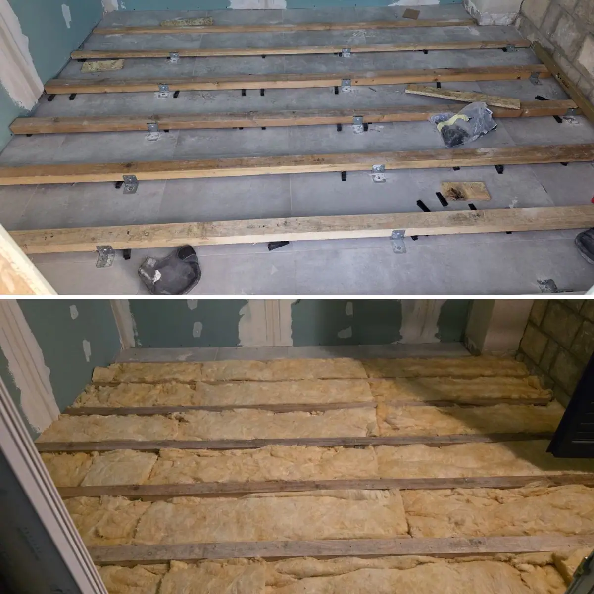 Adašptacija kuće - OSB pod toplinska izolacija